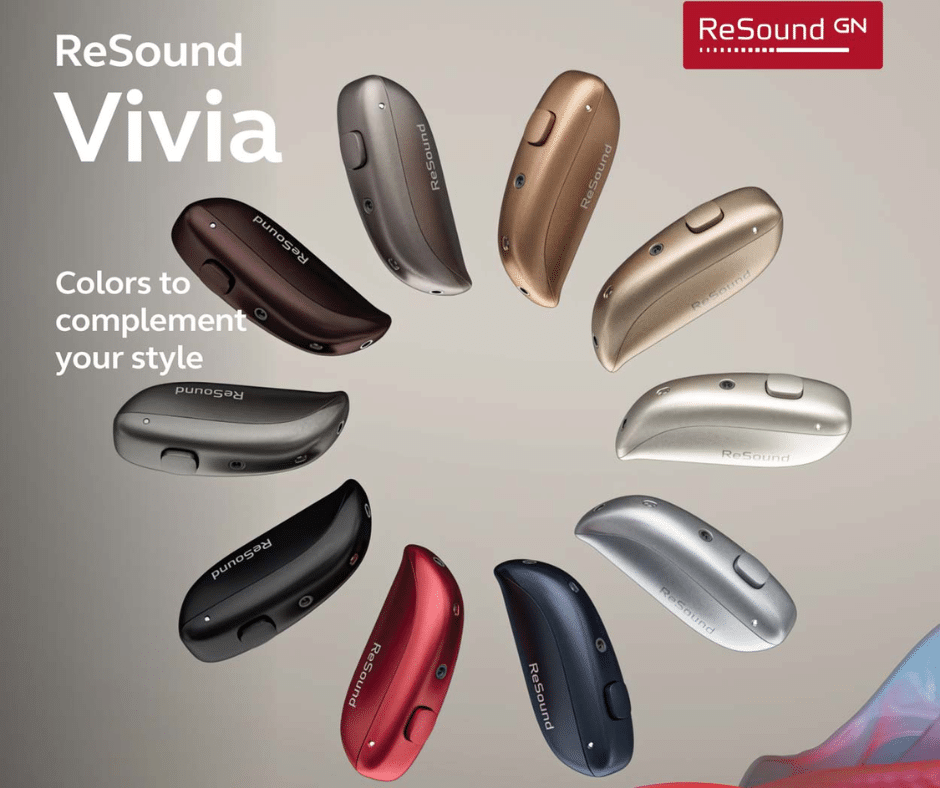 ReSound Vivia in a variety of colors